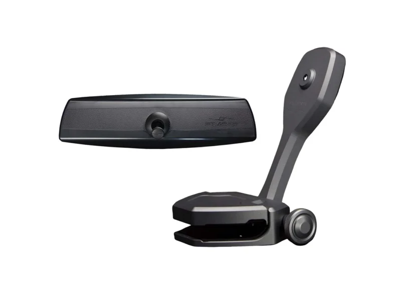 PTM Watersports Mirror/Bracket Kit w/VR-140 PRO Mirror & ZXR-360 (Titanium Grey)