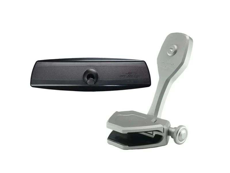 PTM Watersports Mirror/Bracket Kit w/VR-140 PRO Mirror & ZXR-361 (Silver)