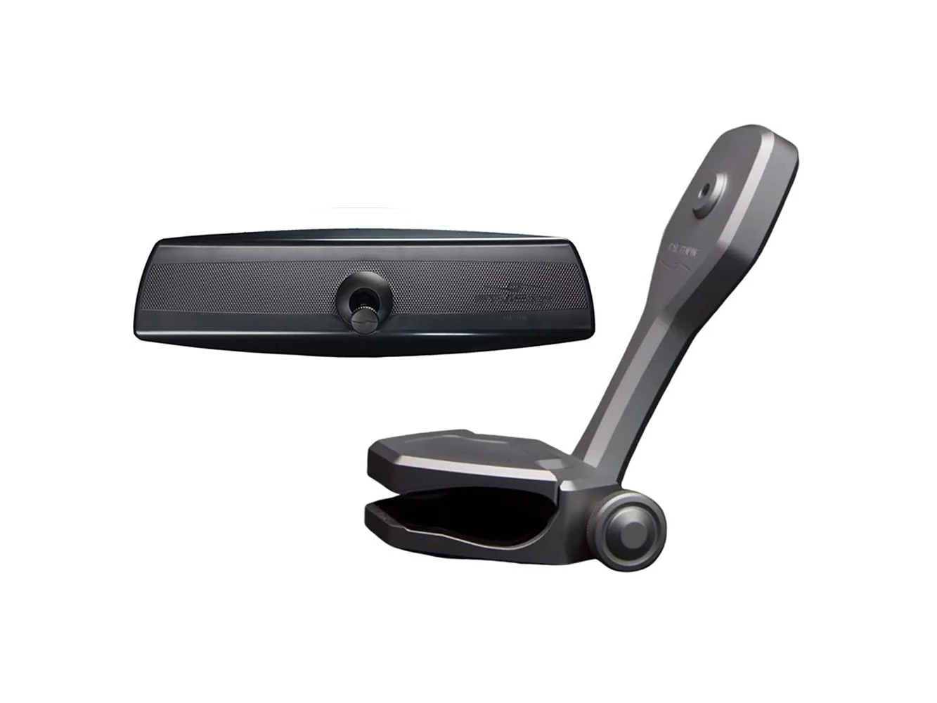 PTM Watersports Mirror/Bracket Kit w/VR-140 PRO Mirror & ZXR-361 (Titanium Grey)