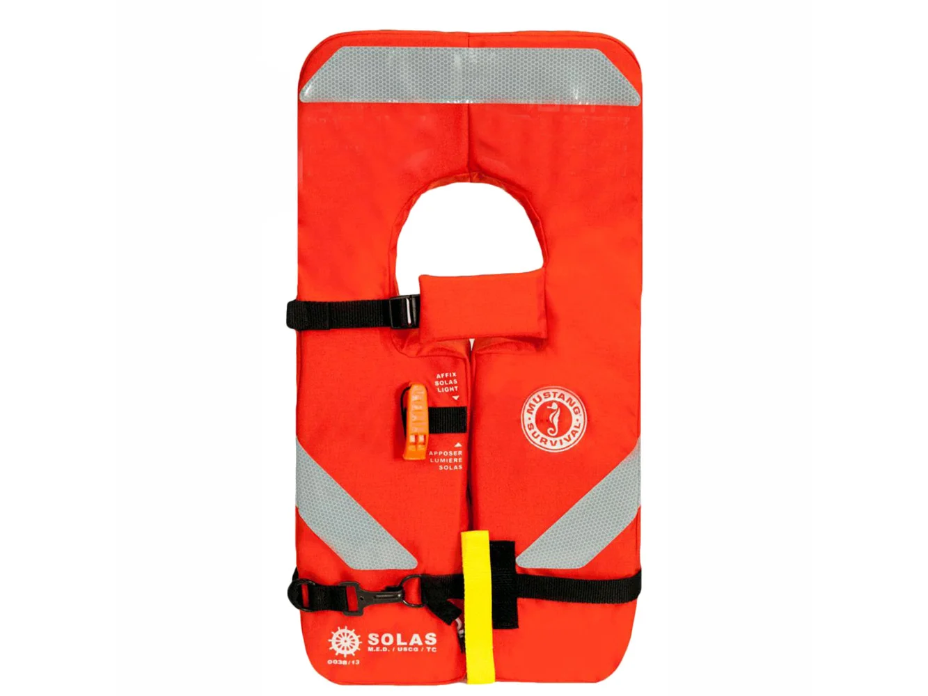 Mustang SOLAS Type 1 Adult Life Jacket - Orange
