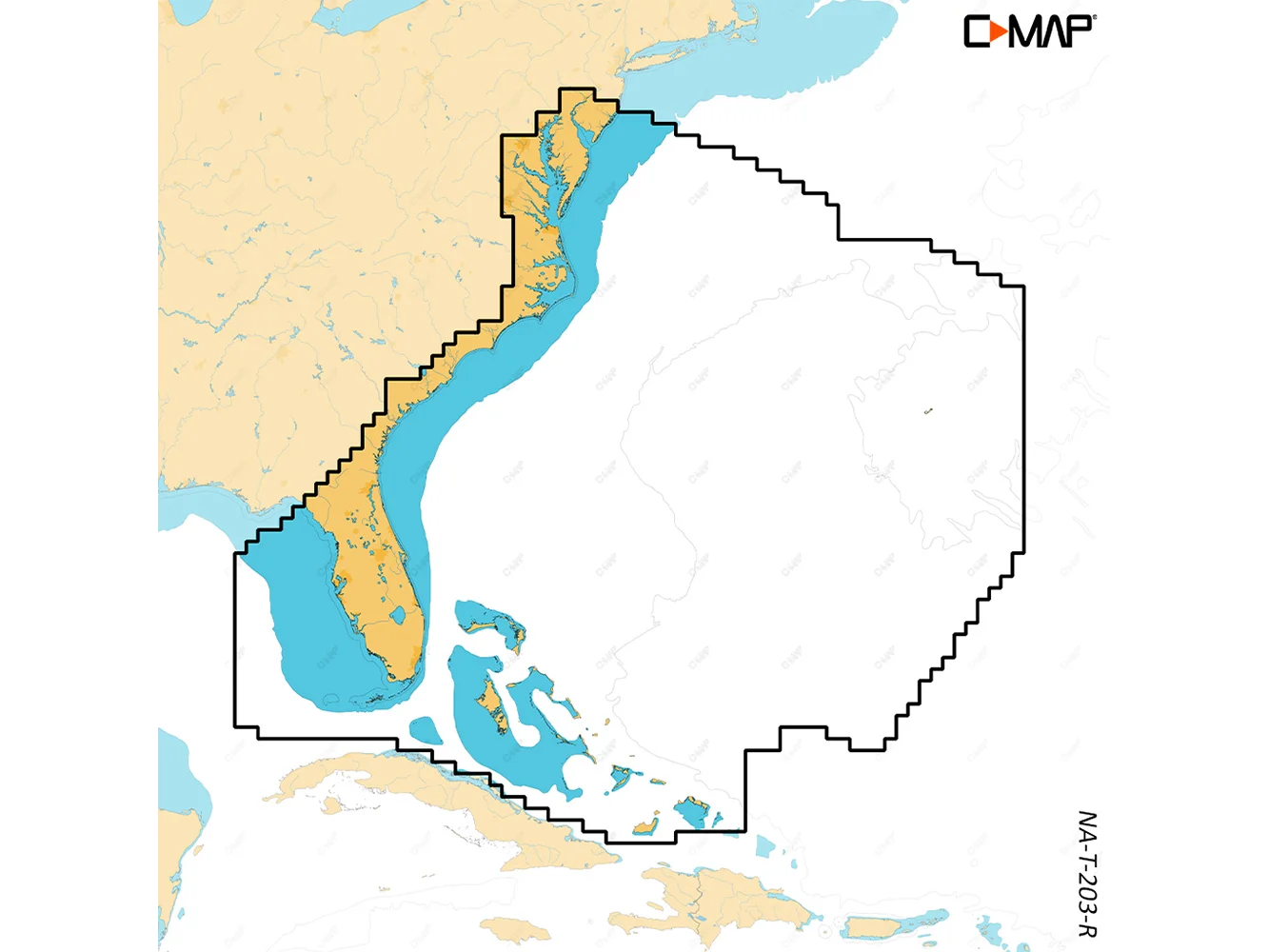 C-MAP REVEAL™ X - Chesapeake Bay to the Bahamas