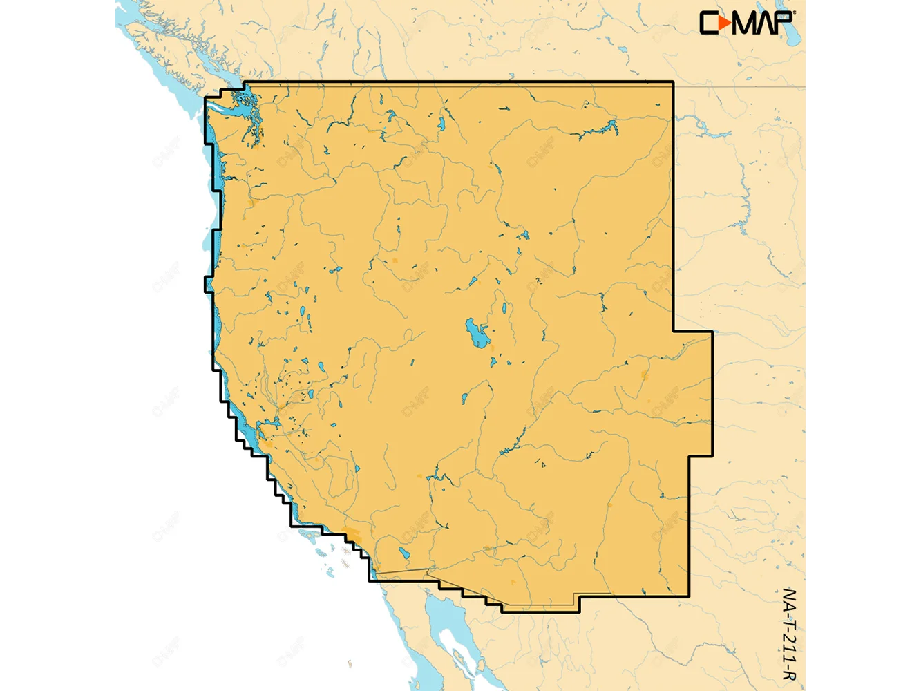 C-MAP REVEAL™ X - U.S. Lakes West