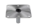 Springfield KingPin™ 7" x 7" Stainless Steel Square Base (Threaded)