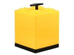 Camco FasTen Leveling Blocks w/T-Handle - 2x2 - Yellow *10-Pack