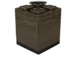 Camco FasTen Leveling Blocks w/T-Handle - 2x2 - Brown *10-Pack