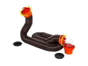 Camco RhinoFLEX 15' Sewer Hose Kit w/4 In 1 Elbow Caps