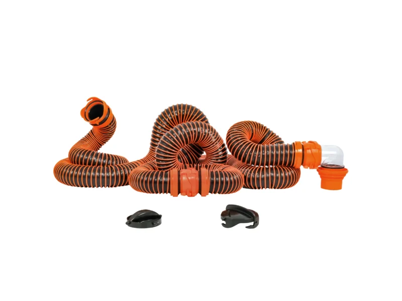 Camco RhinoEXTREME 20' Sewer Hose Kit w/4 In 1 Elbow Caps