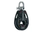 Harken 57mm Aluminum Low Load Black Magic Block w/Swivel