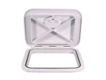 Beckson 11" x 15" Flush Hatch White - ASA Material - Acrylonitrile Styrene Acrylate