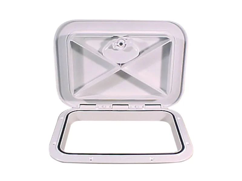 Beckson 11" x 15" Flush Hatch White - ASA Material - Acrylonitrile Styrene Acrylate
