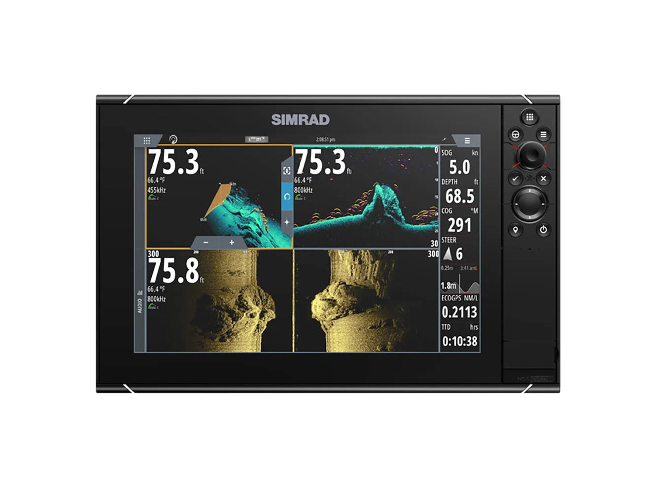 Simrad NSS12 evo3S Combo Multi-Function Chartplotter/Fishfinder - No HDMI Video Out Port