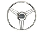 Uflex V27 13.8" Steering Wheel - Stainless Steel Grip & Spokes