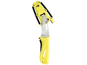 Wichard Offshore Rescue Knife Fixed Blade - Fluorescent