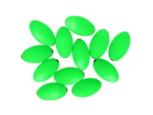 Tigress Oval Kite Floats - Green *12-Pack