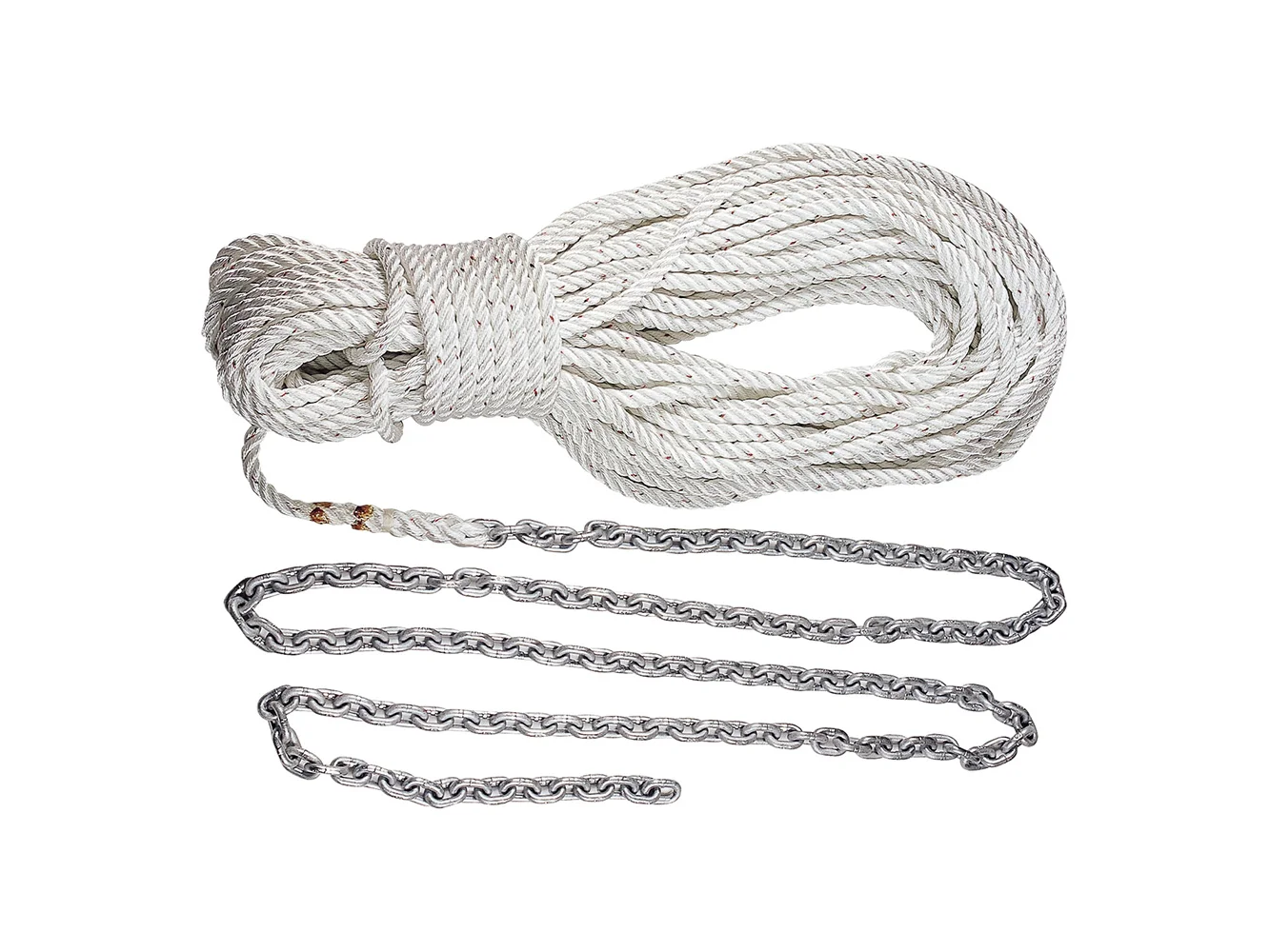 Lewmar Premium Anchor Rode 215'-15' of 1/4" Chain & 200' of 1/2" Rope w/Shackle