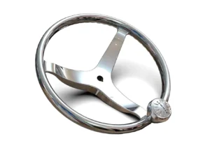 Lewmar 3 Spoke 13.5" Steering Wheel w/Power-Grip Knob