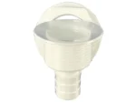 T-H Marine Straight Barbed All-Purpose Drain - White