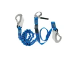 Wichard Double Releasable Elastic Tether Fixed Line w/3 Hooks