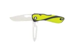 Wichard Offshore Knife - Serrated Blade - Shackler/Spike - Fluorescent