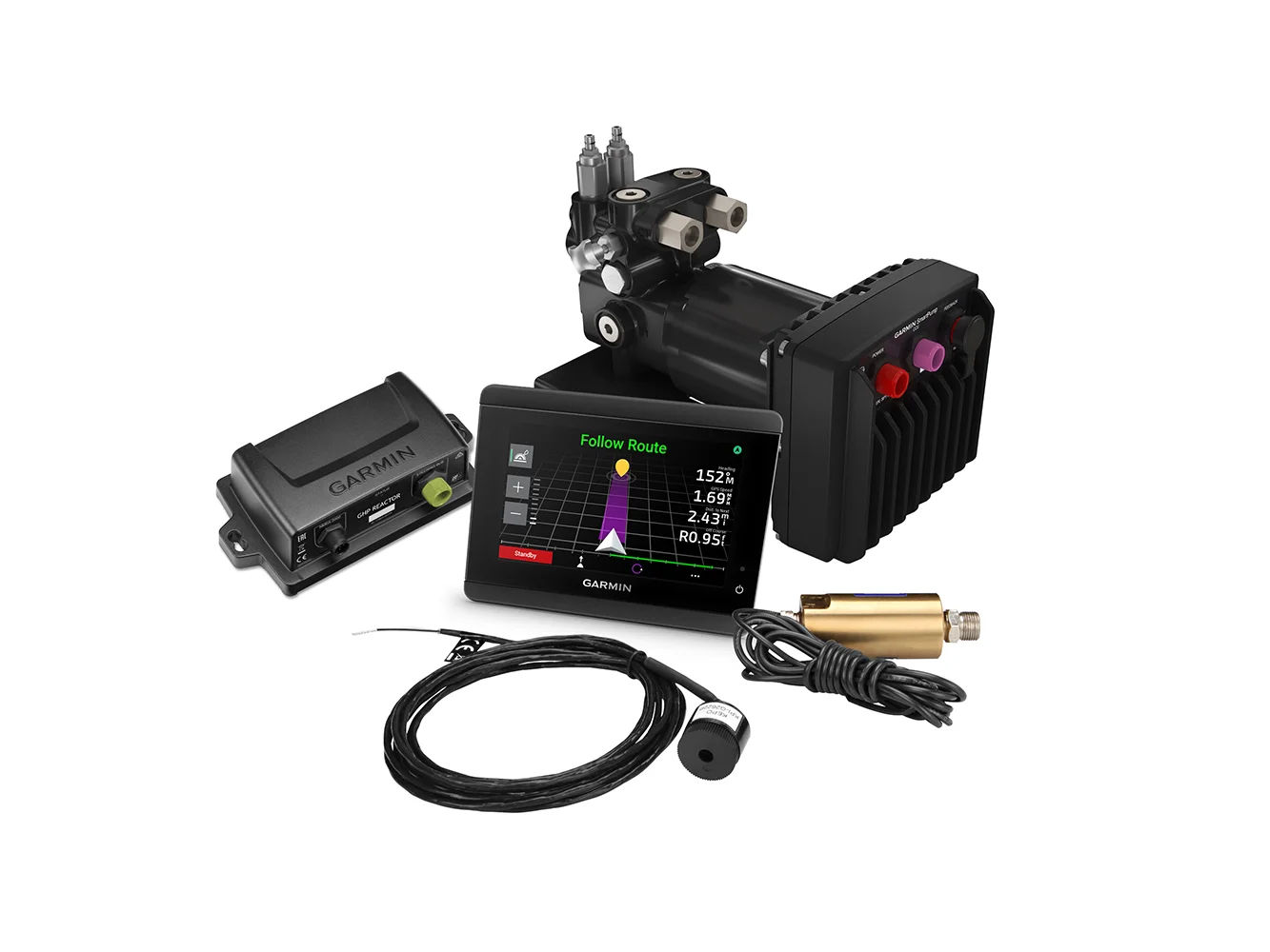 Garmin Reactor™ 40 Hydraulic Corepack with SmartPump v2 & GHC™ 50 Autopilot Instrument Pack