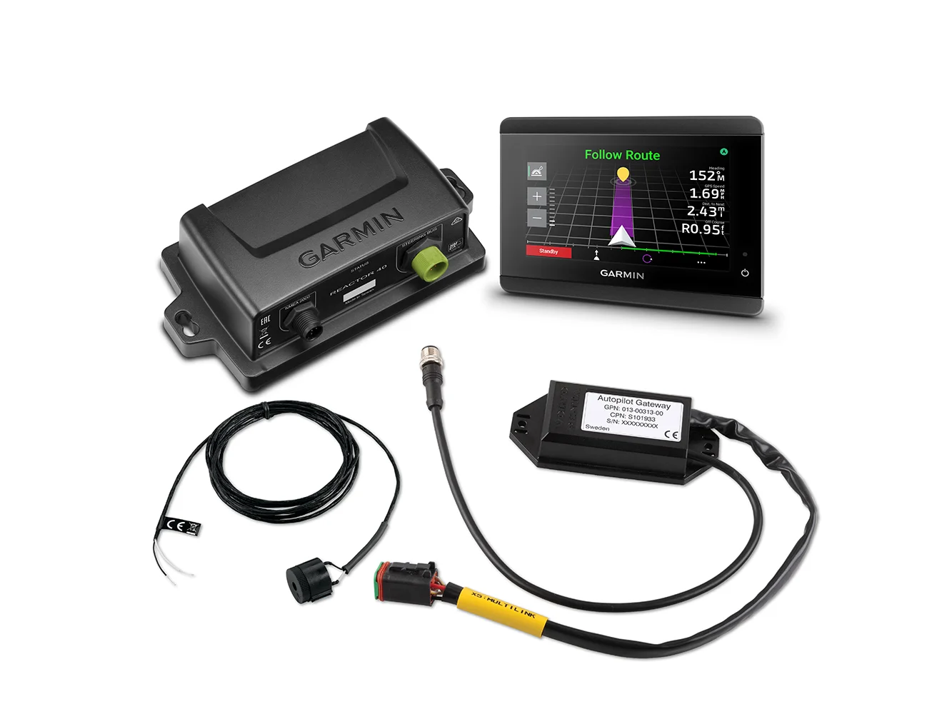 Garmin Reactor™ 40 Steer-By-Wire Corepack f/Volvo-Penta®w/GHC™ 50 Autopilot Instrument