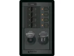 Blue Sea 1495 - 360 Panel - 4 Position 12V w/Dual USB & 12V Socket