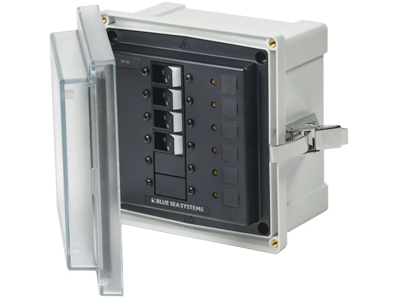 Blue Sea 3134 - SMS Panel Enclosure w/4 Branch (12/24V) - 12/24V DC