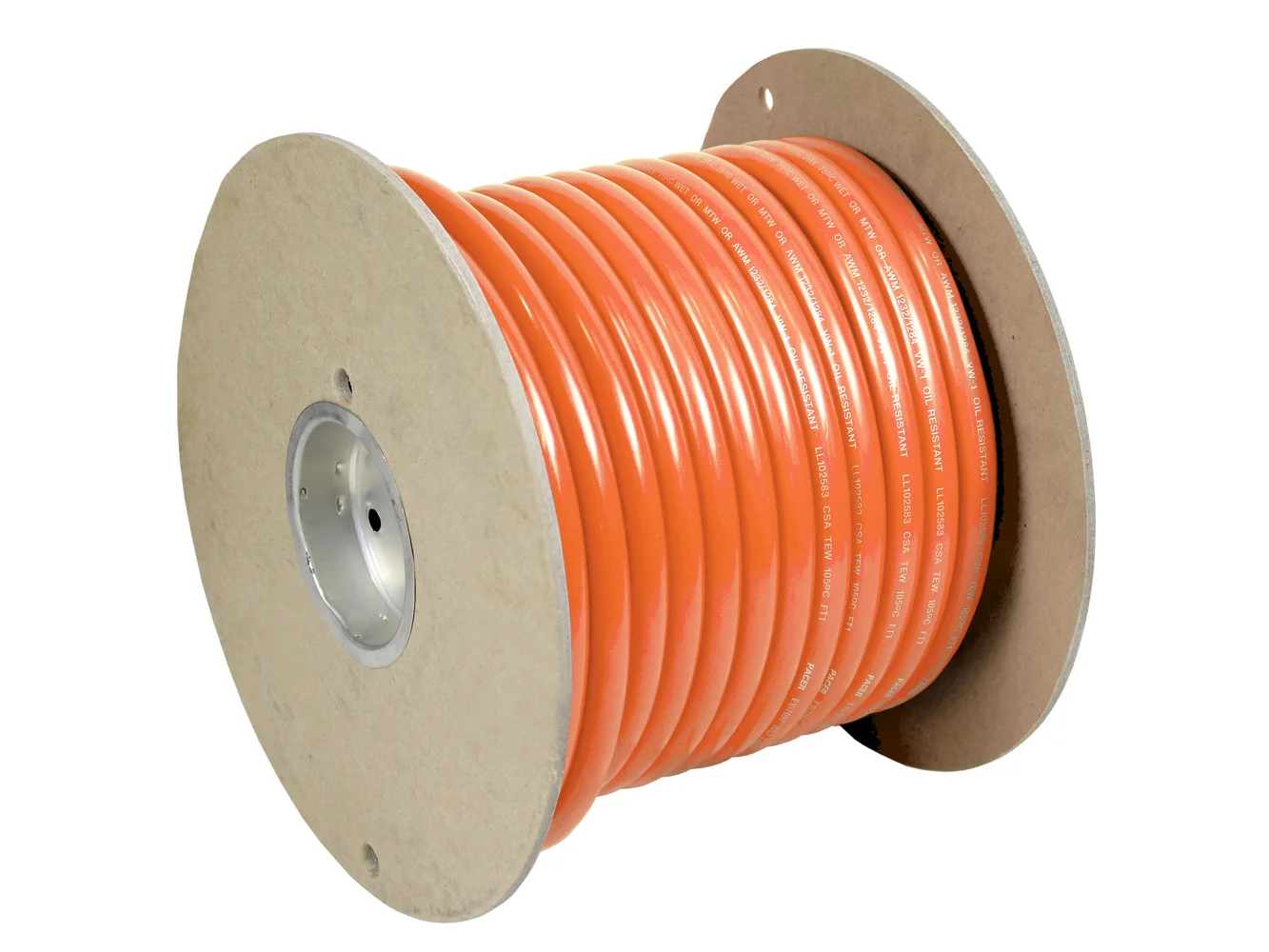 Pacer Orange 6 AWG Battery Cable - 100'