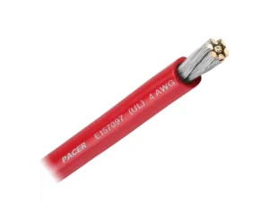 Pacer Red 4 AWG Battery Cable - Sold By The Foot