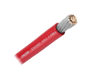 Pacer Red 1 AWG Battery Cable - Sold By The Foot