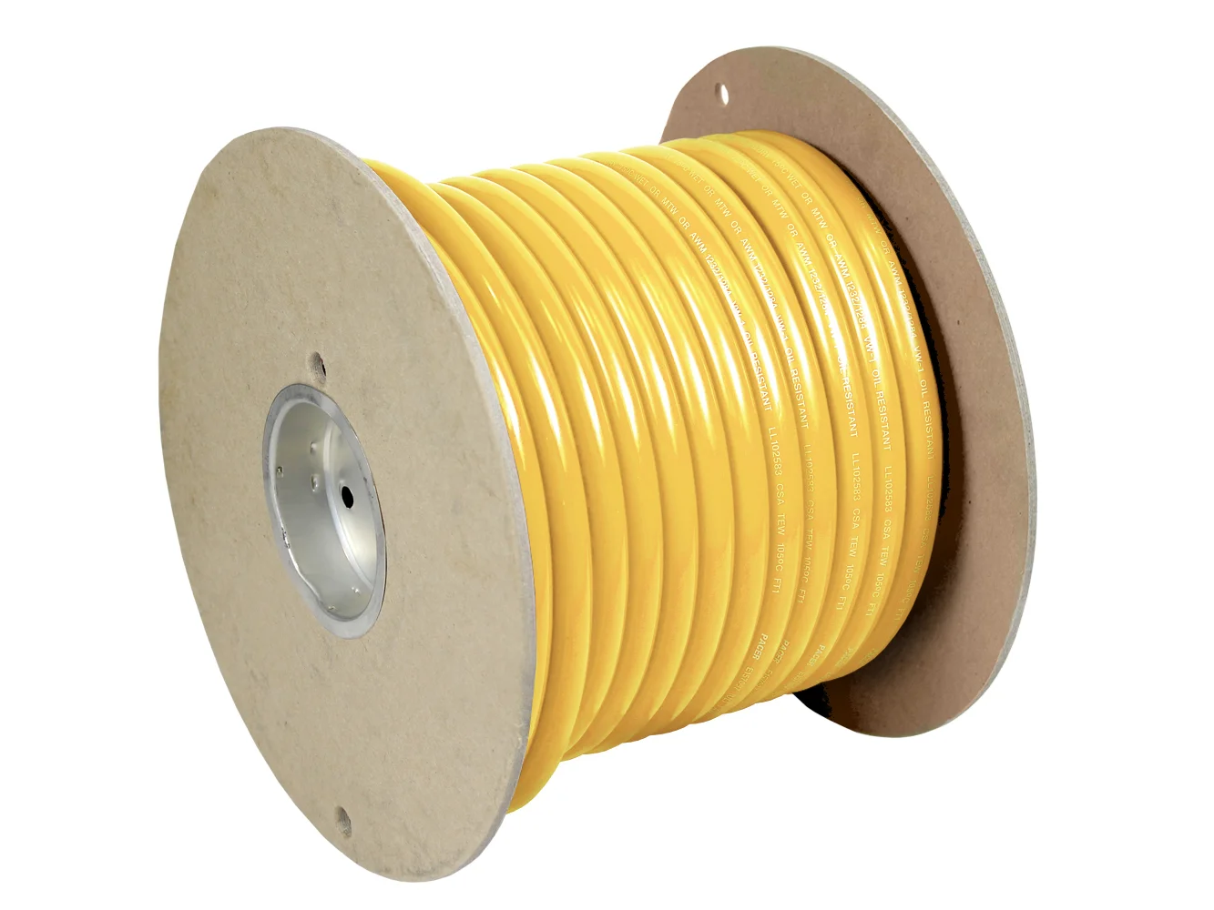 Pacer Yellow 1/0 AWG Battery Cable - 100'