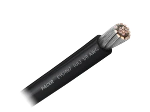 Pacer Black 1/0 AWG Battery Cable - Sold By The Foot