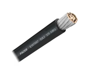 Pacer Black 2/0 AWG Battery Cable - Sold By The Foot