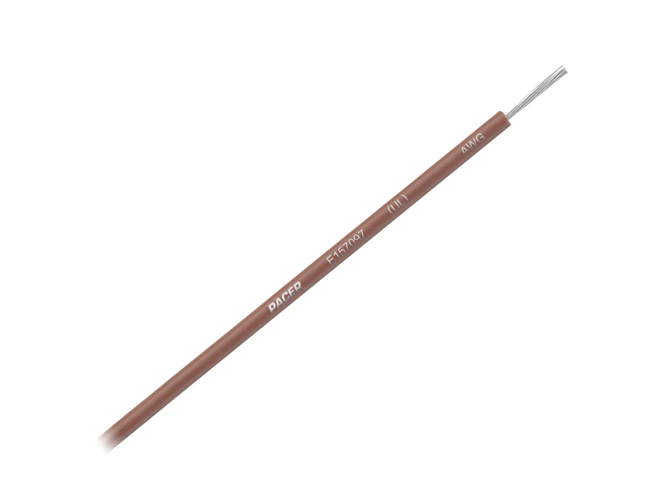 Pacer Brown 16 AWG Primary Wire - 25'