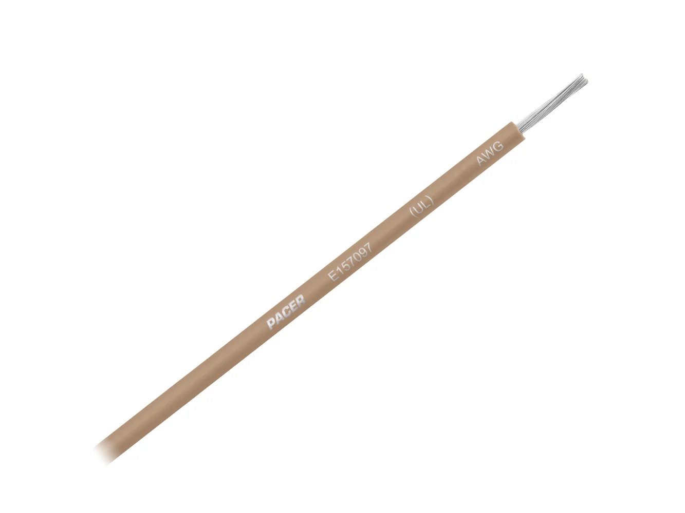 Pacer Tan 14 AWG Primary Wire - 25'