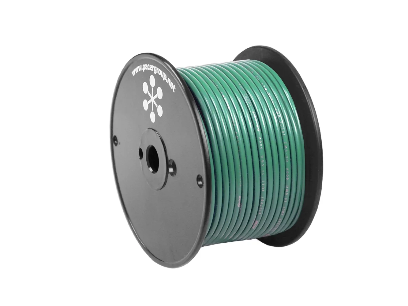 Pacer Green 14 AWG Primary Wire - 100'