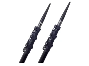 Lee's Tackle 16' Telescoping Carbon Fiber Outrigger Poles Sleeved f/TACO Bases