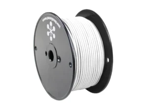 Pacer White 8 AWG Primary Wire - 250'