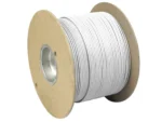 Pacer White 8 AWG Primary Wire - 1,000'