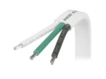 Pacer 6/3 AWG Triplex Cable - Black/Green/White - 50'