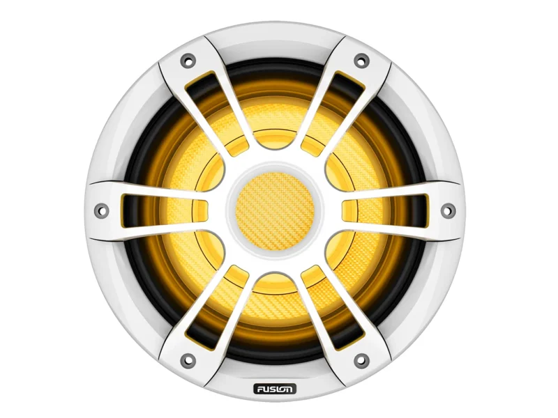 Fusion Signature Series 3i 12" CRGBW Sports Subwoofer - White