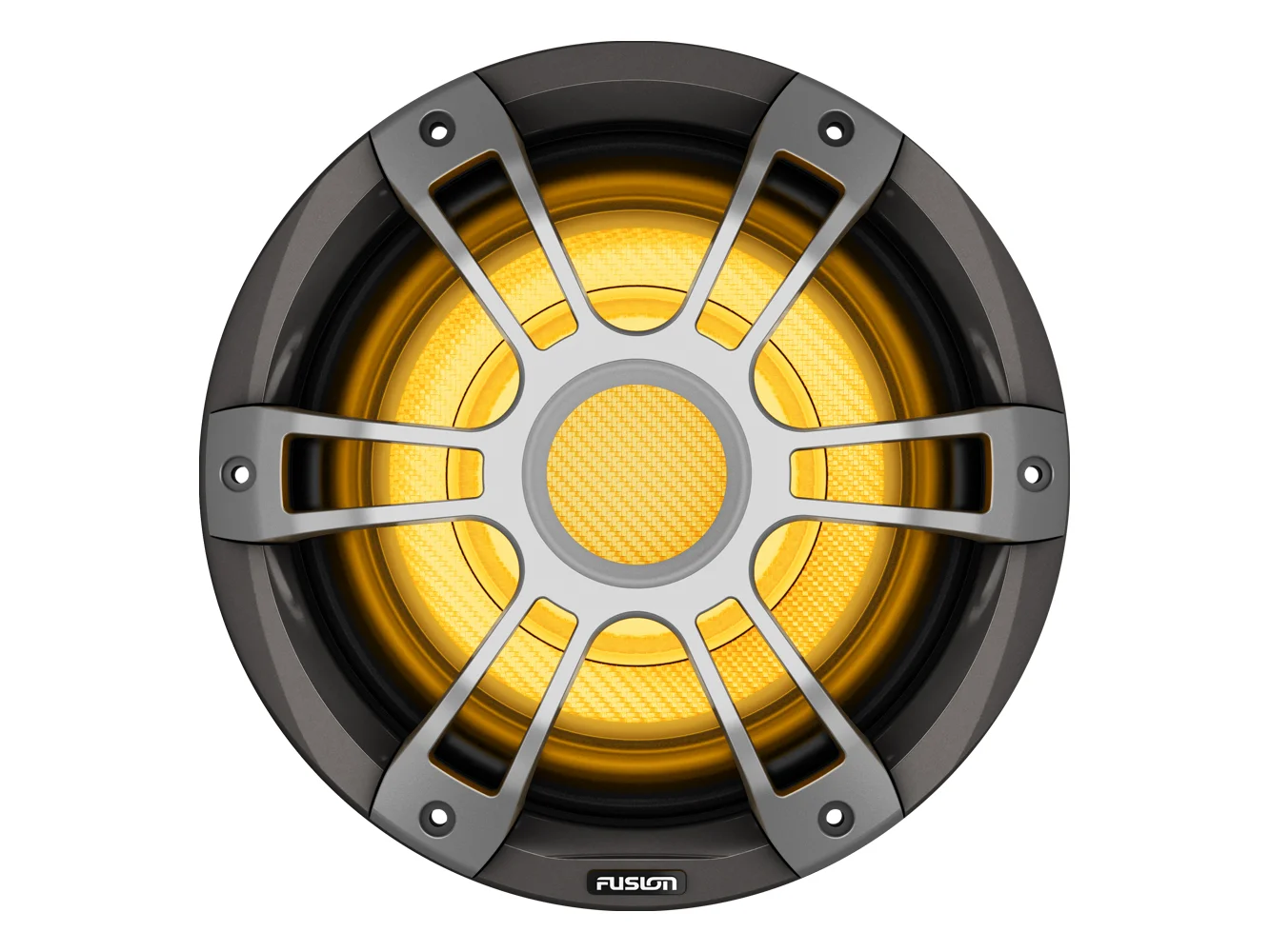 Fusion Signature Series 3i 12" CRGBW Sports Subwoofer - Grey