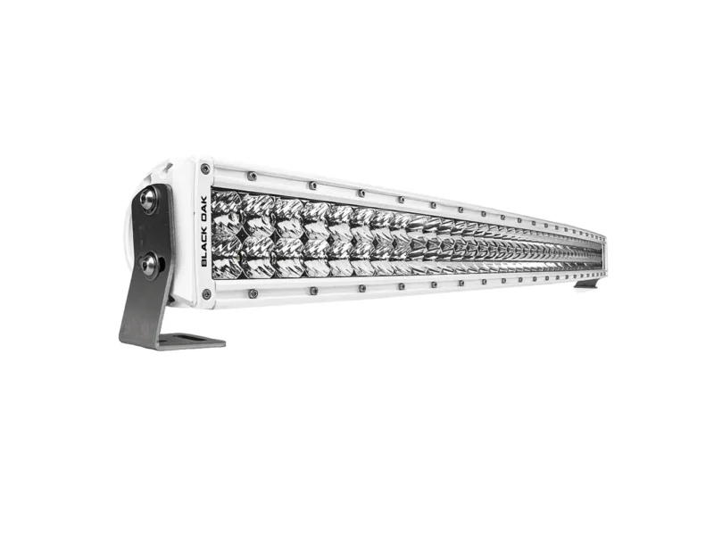 Black Oak Pro Series 3.0 Curved Double Row 40" LED Light Bar - Combo Optics - White Housing