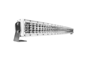 Black Oak Pro Series 3.0 Curved Double Row 50" LED Light Bar - Combo Optics - White Housing