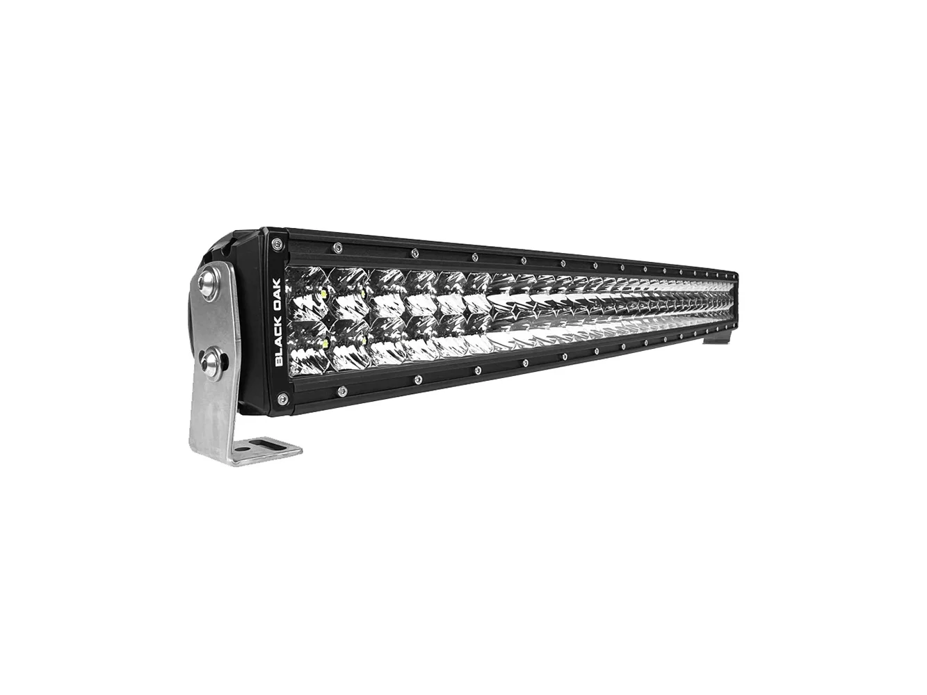 Black Oak Pro Series 3.0 Curved Double Row 30" LED Light Bar - Combo Optics - Black Housing