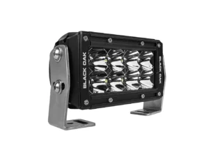 Black Oak Pro Series 3.0 Double Row 4" LED Light Bar - Spot Optics - Black Housing