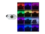 Black Oak Rock Accent Light - RGB - White Housing