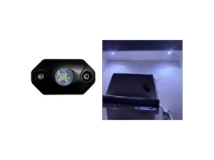 Black Oak Rock Accent Light - White - Black Housing