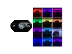Black Oak Rock Accent Light - RGB - Black Housing