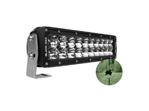 Black Oak Pro Series Double Row Combo Infrared 10" 940nm Light Bar - Black